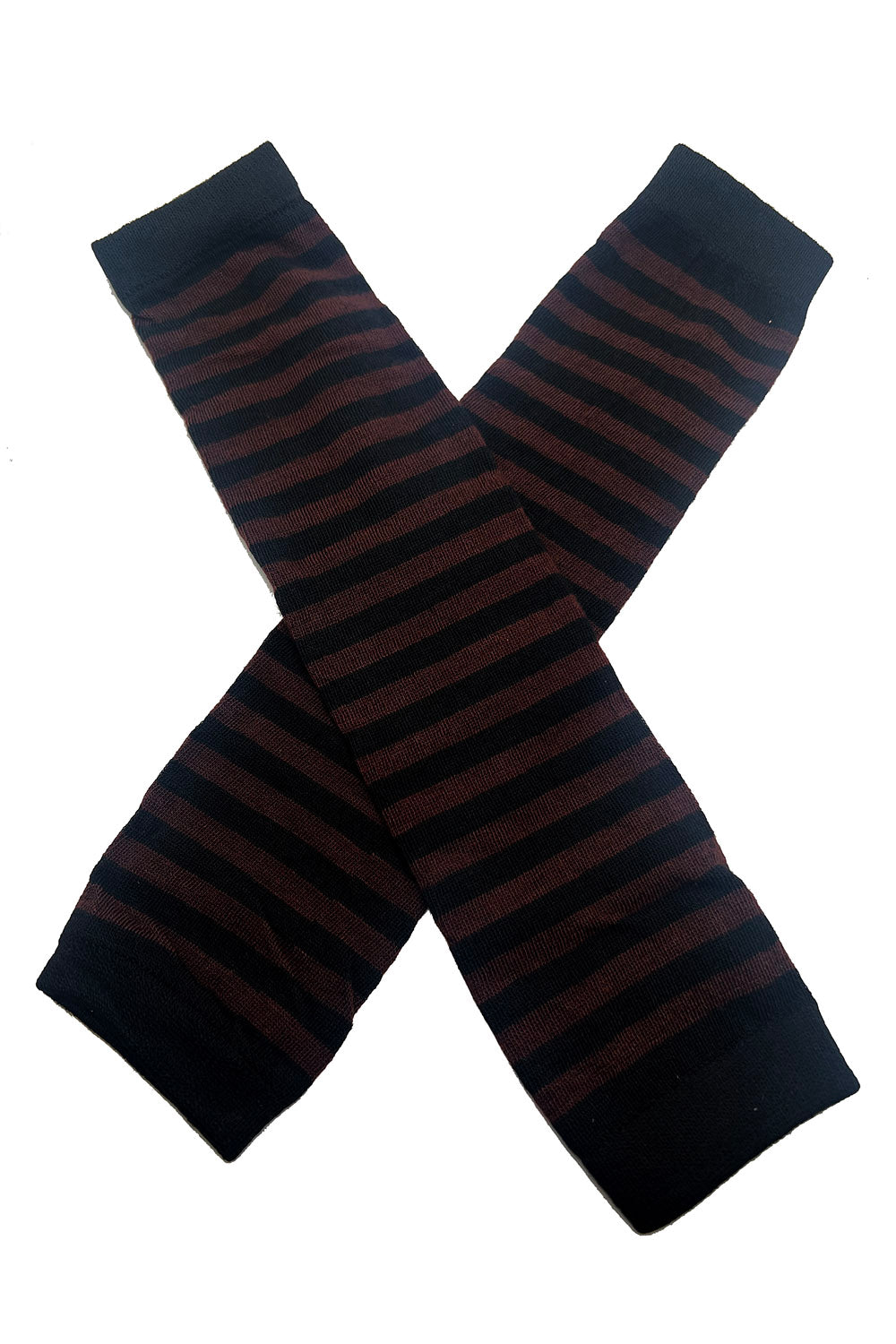 steampunk striped arm warmers