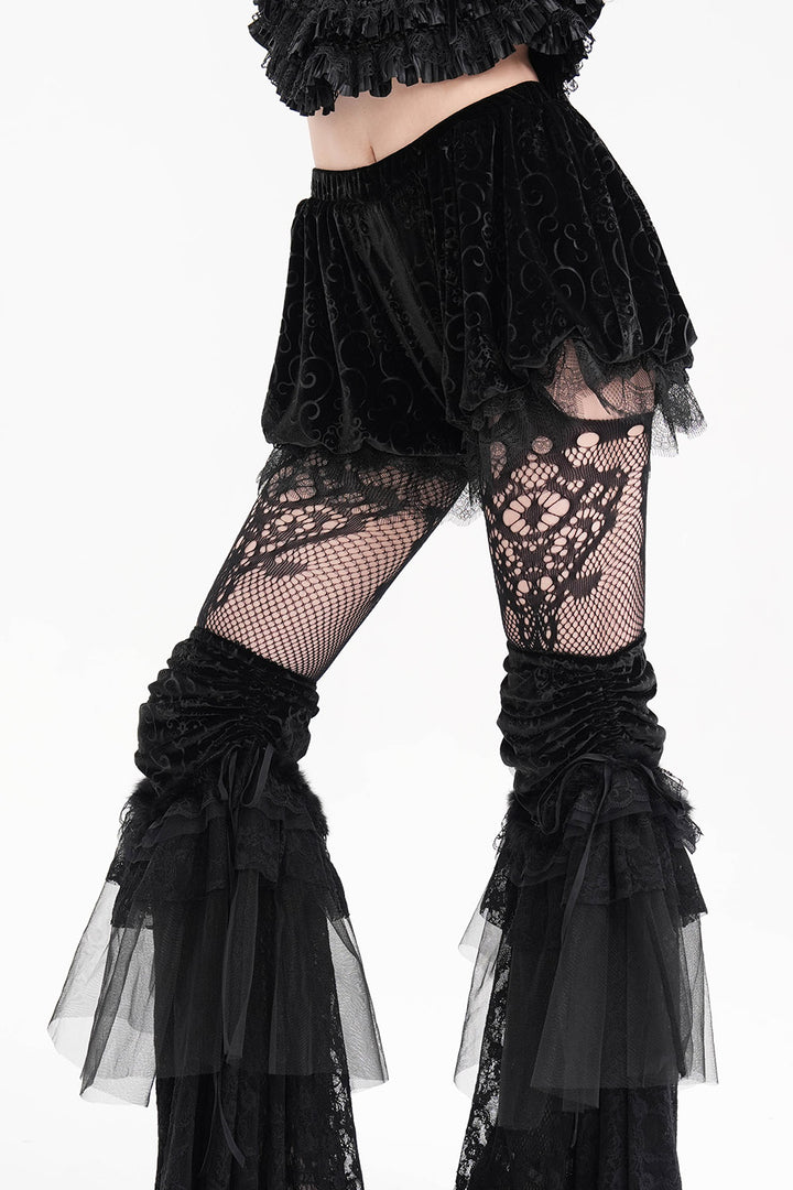 lace hem gothic bloomers