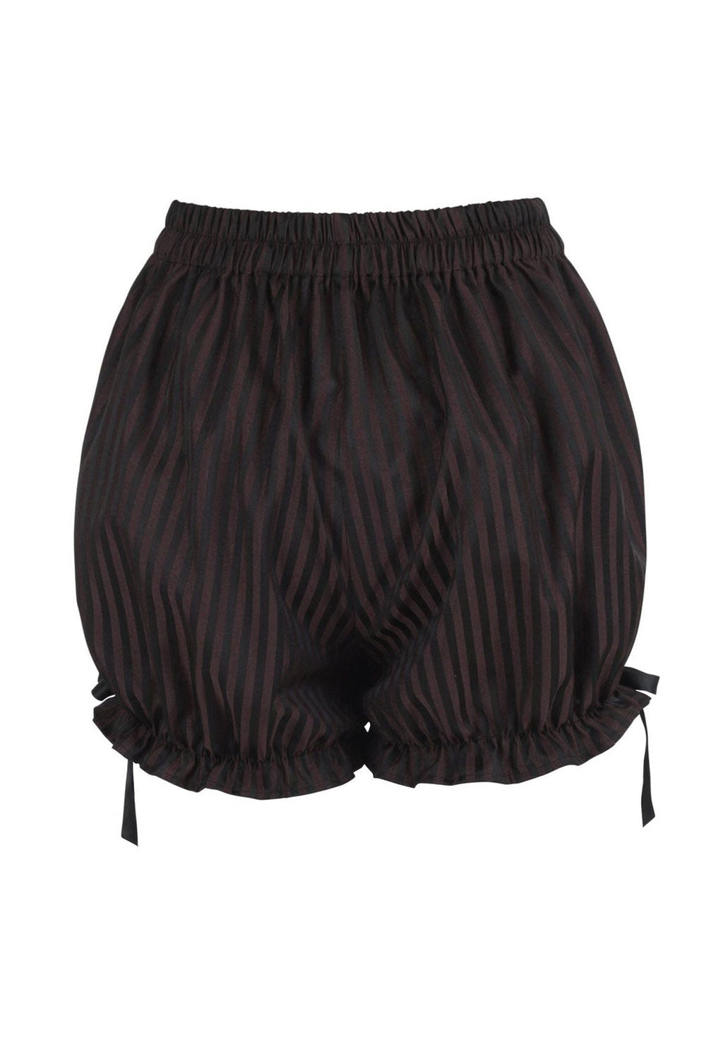 ruffled high waisted steampunk striped bloomers by daisy corsets