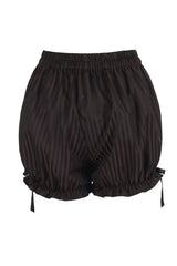 ruffled high waisted steampunk striped bloomers by daisy corsets