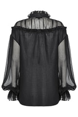 gothic vampire buttoned down top