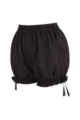 brown and black ribbon bow ruffled steampunk bloomers