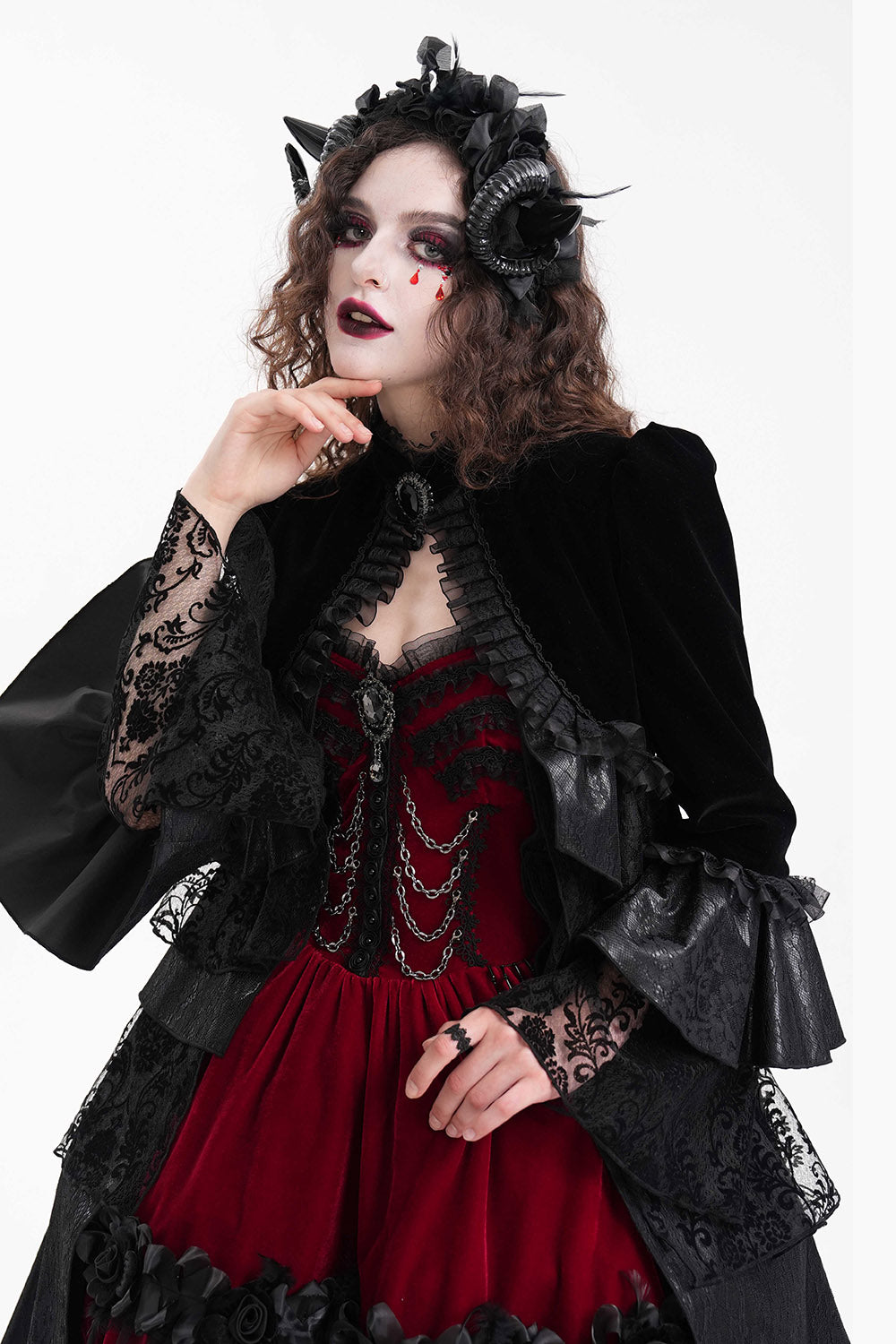 gothic velvet jacket