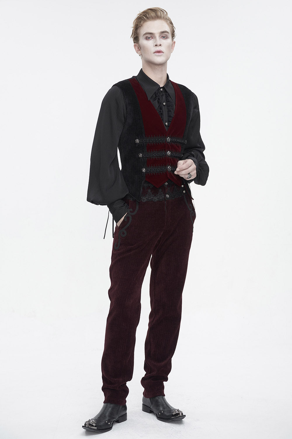 mens gothic wedding clothes