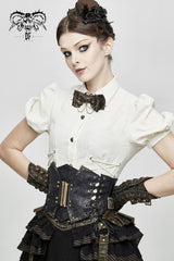 gothic high-waisted corset belt