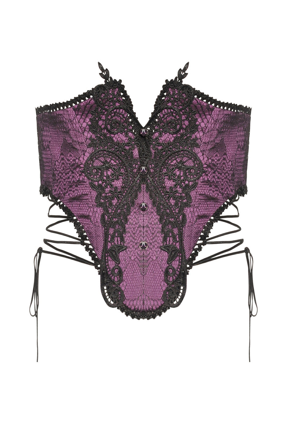 edwardian goth corset