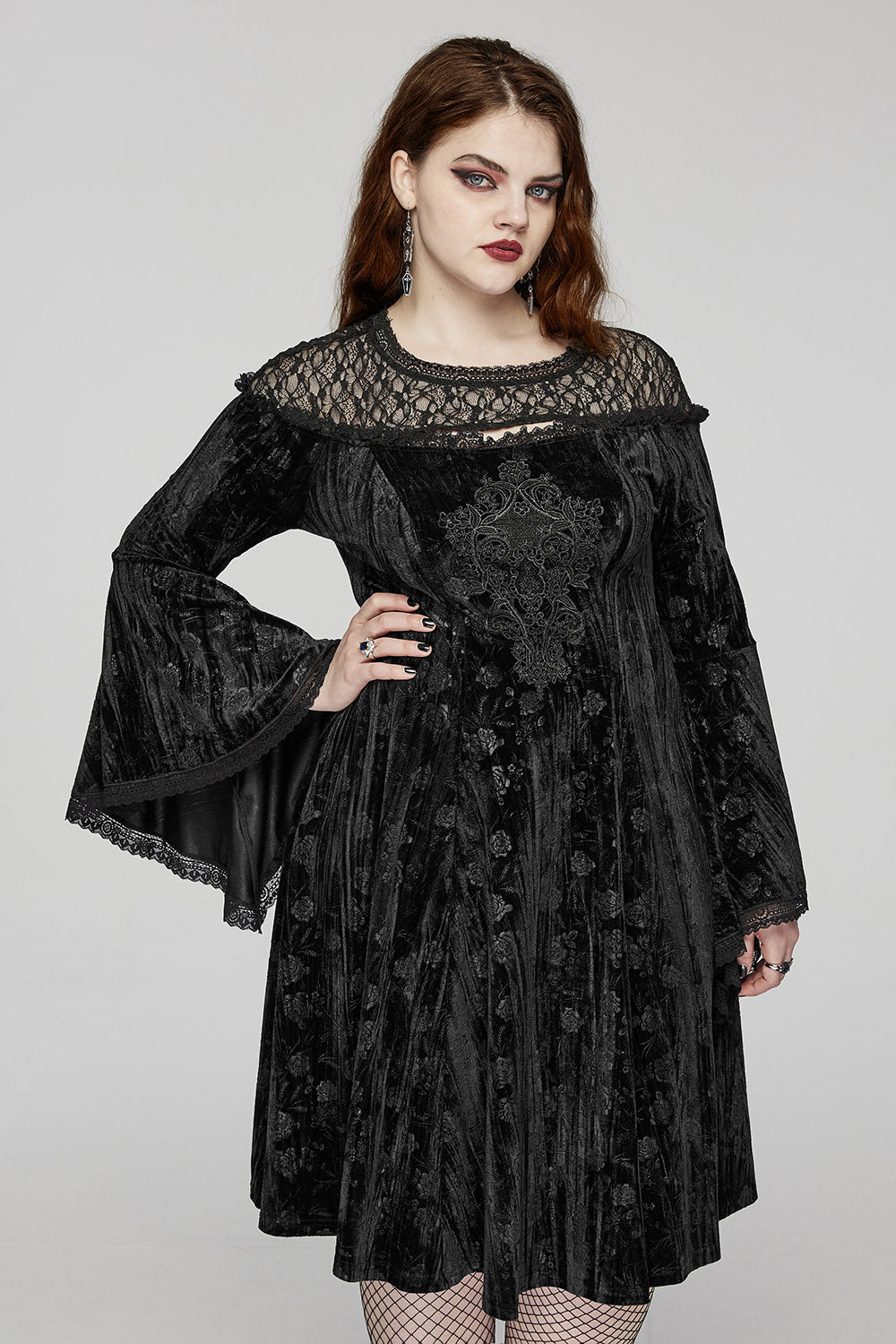 plus size gothic dress