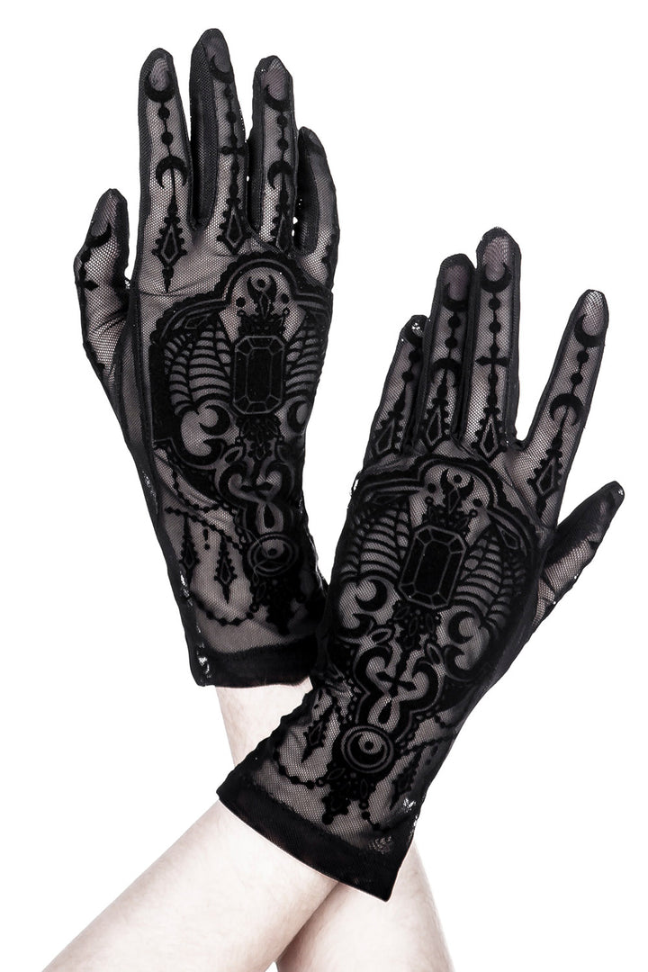 romantic goth gloves