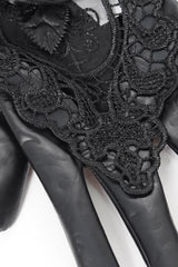 lace embroidered victorian goth gloves