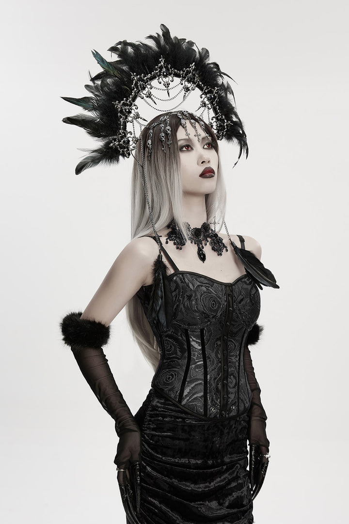 gothic large halo headdress