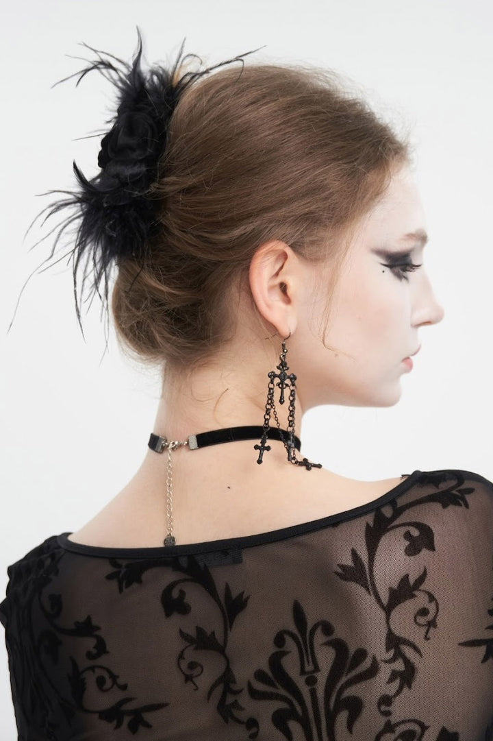 romantic gothic hair accessories