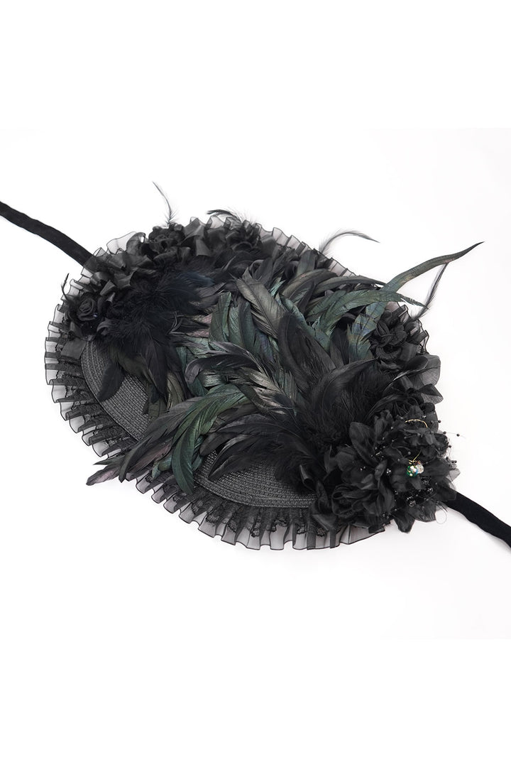 vintage goth inspired hat