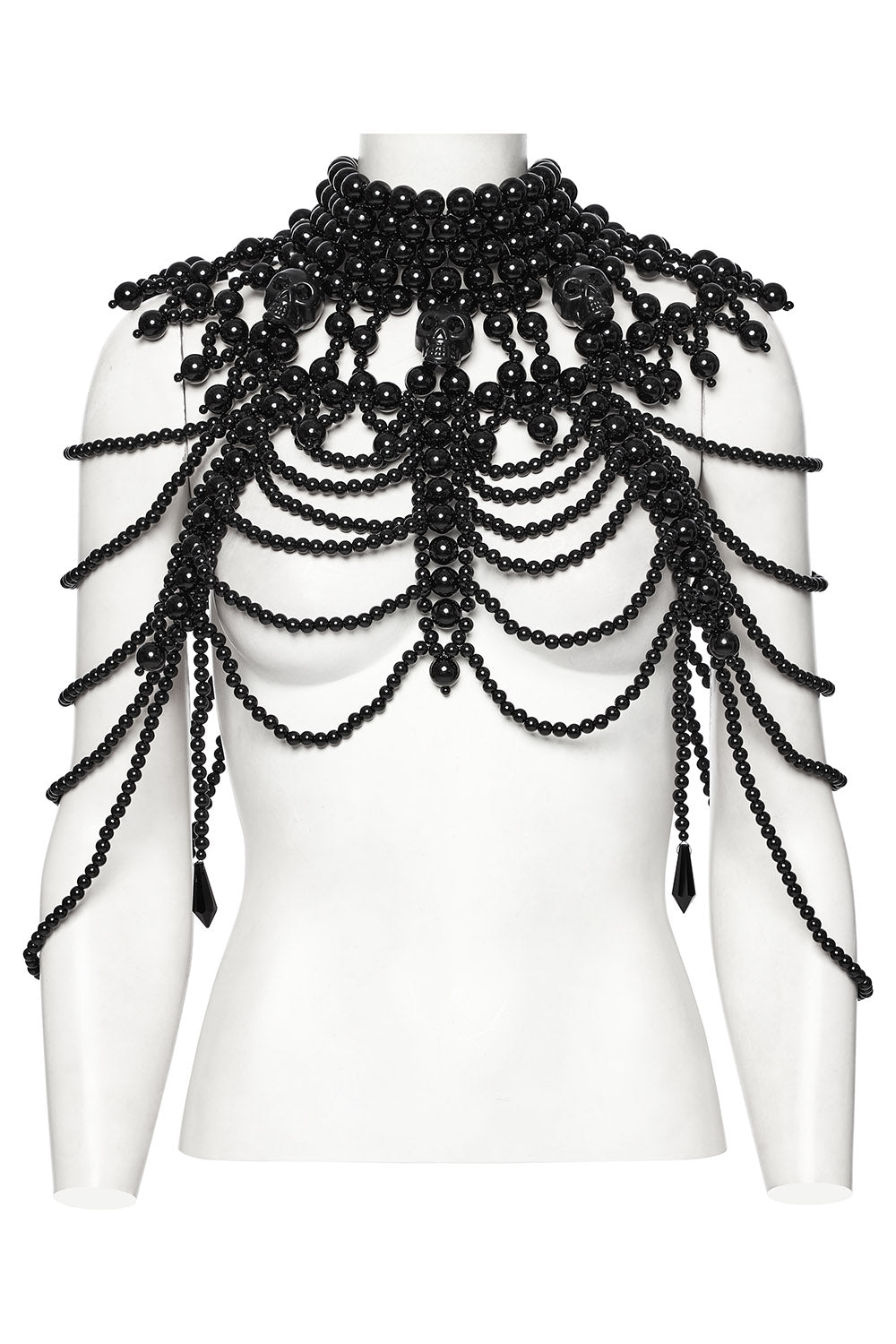 beaded skull beaded harness