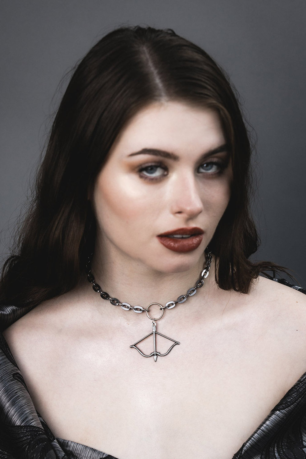 chunky chain gothic choker 