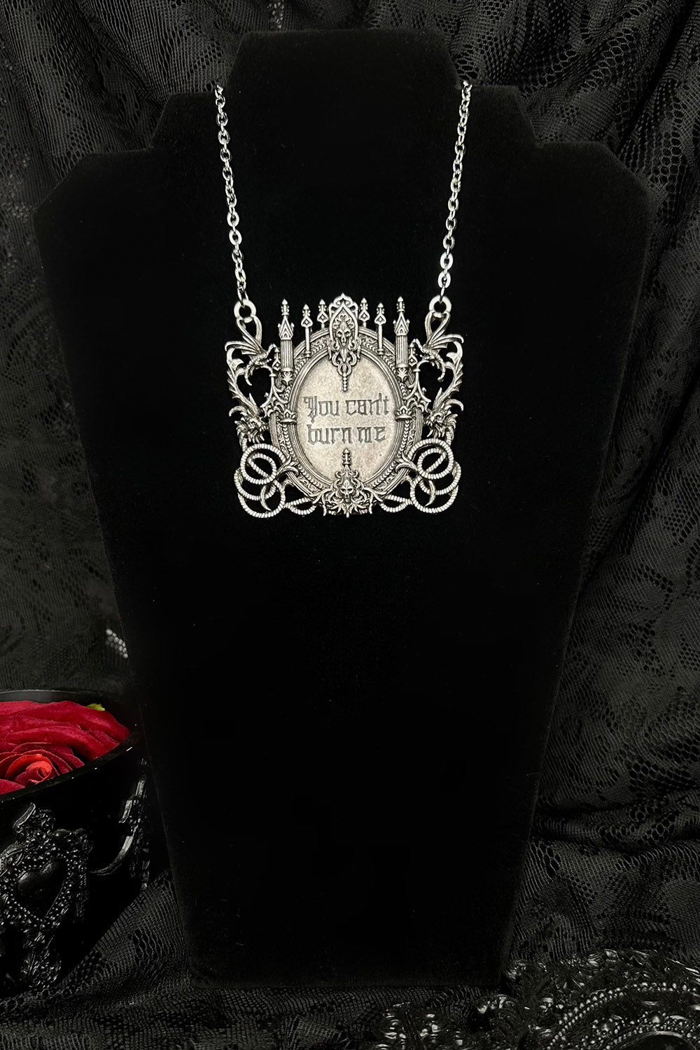 romantic goth necklace