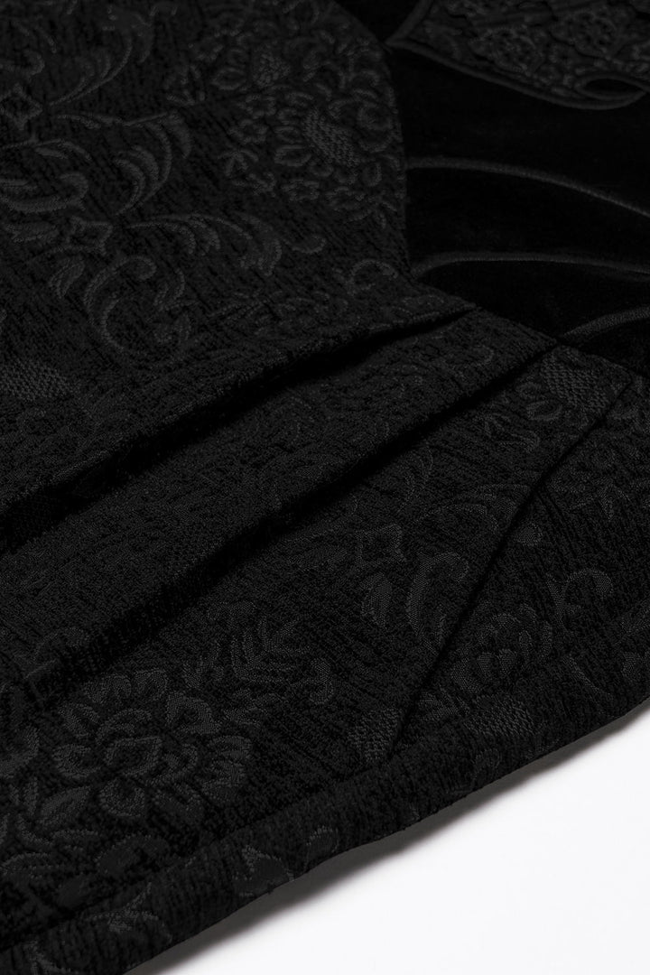 damask velvet vintage pants