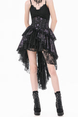 Dark In Love womens gothic dovetail lolita skirt