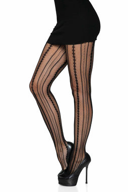 Sorrow Striped Vintage Goth Stockings