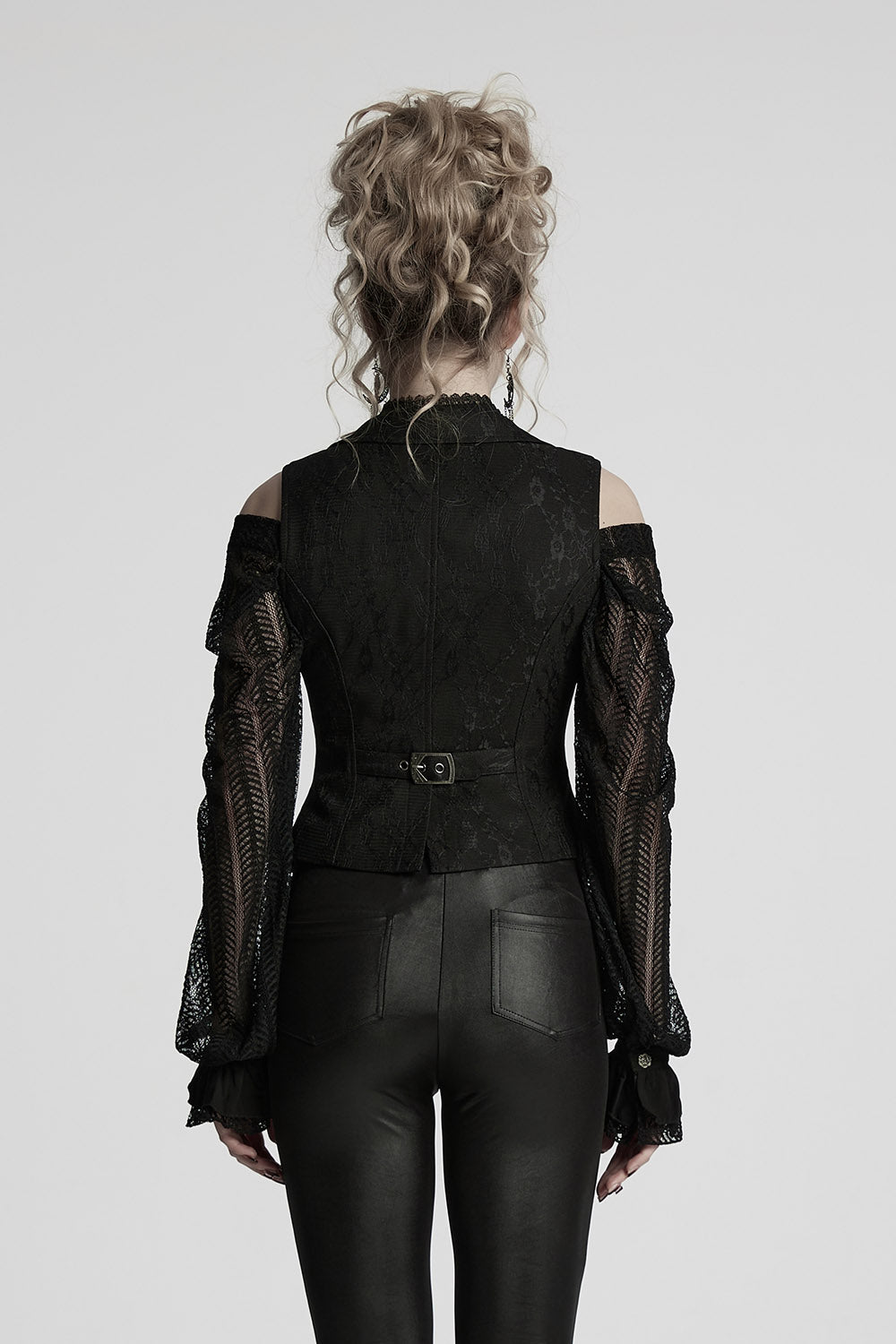womens adjustable gothic waistcoat 