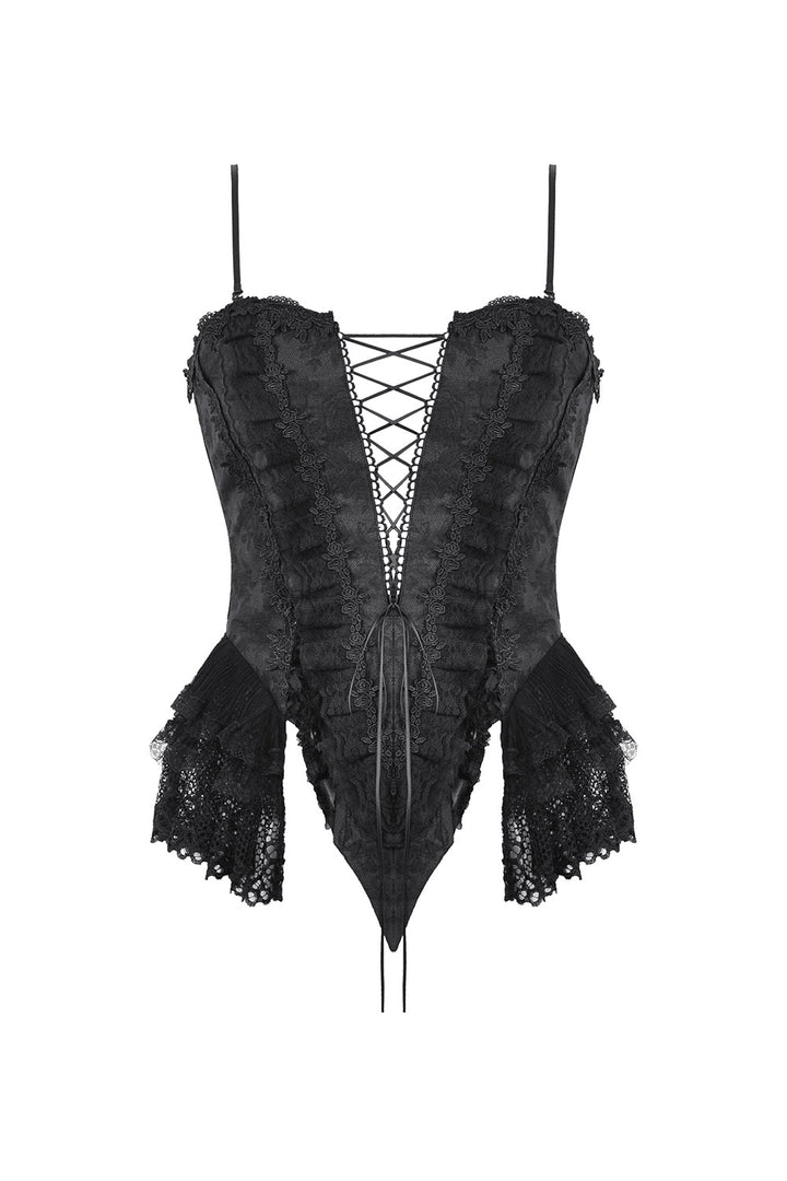 womens victorian goth corset top