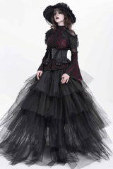 devil fashion victorian gothic black corset belt