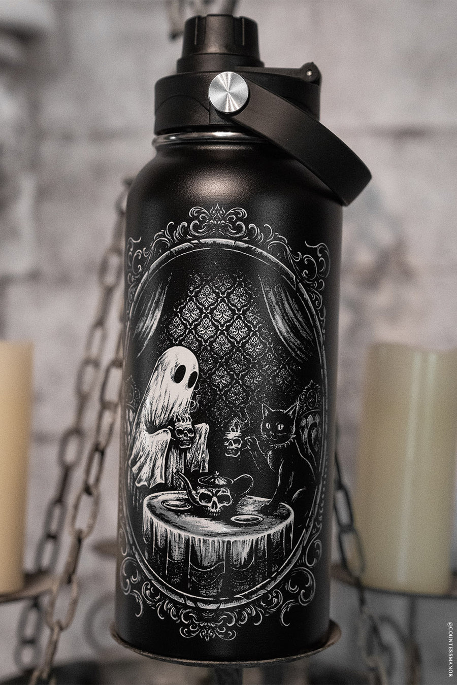 gothic water bottle