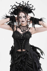 womens romantic goth corset top