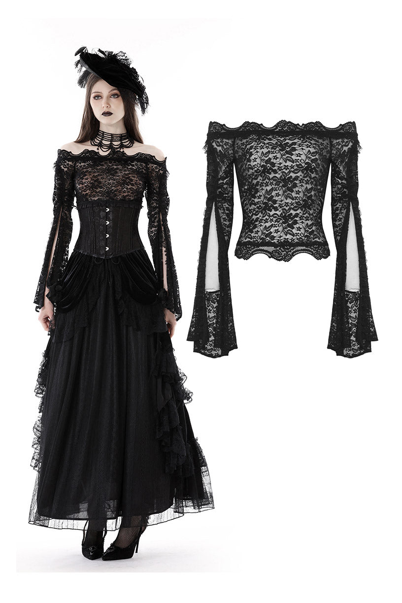 Morbida Mesh Lace Top