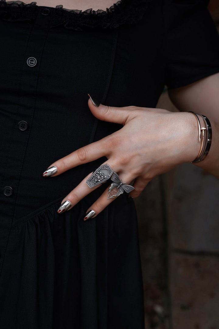 witchy butterfly ring