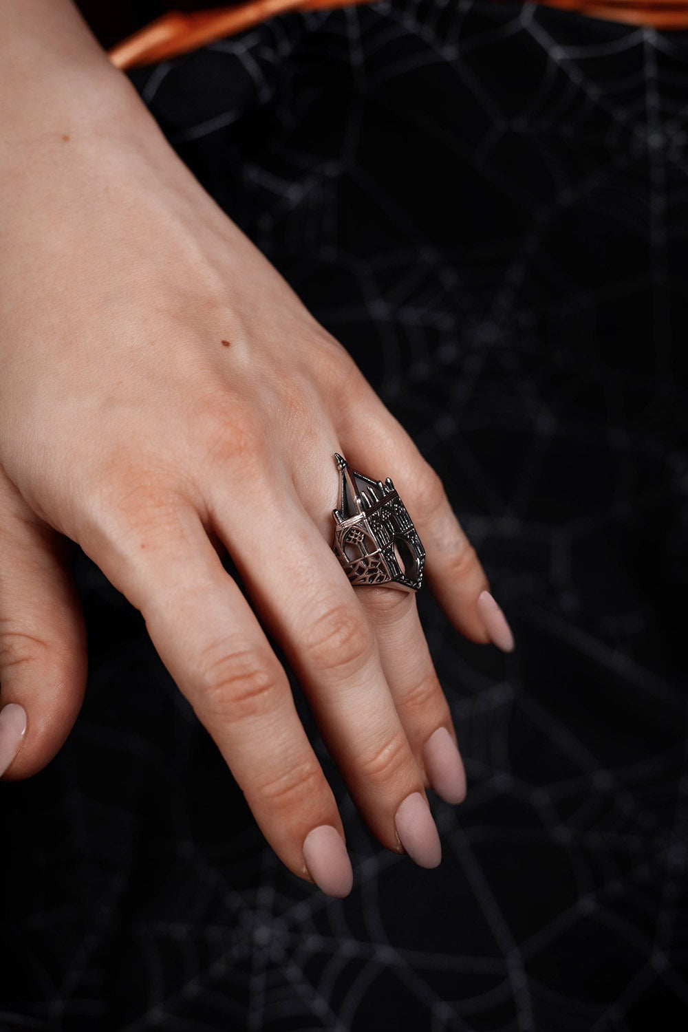 victorian goth ring