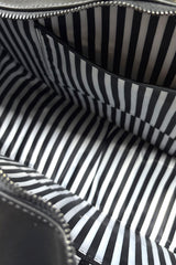 inside lining of a moth backpack