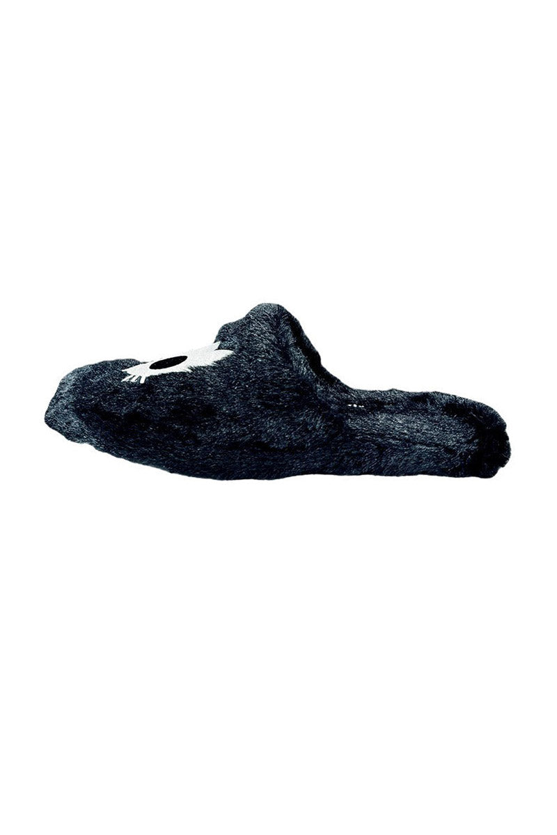 creepy cute vegan fur slippers