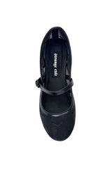 mary jane mesh flats