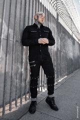 plus size mens goth pants