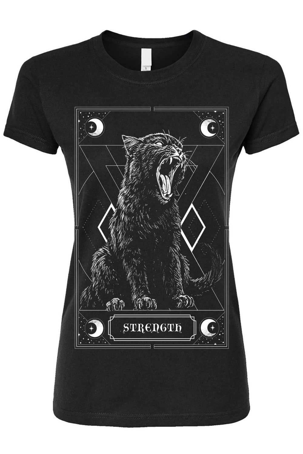 Strength Kitty Tarot T-shirt