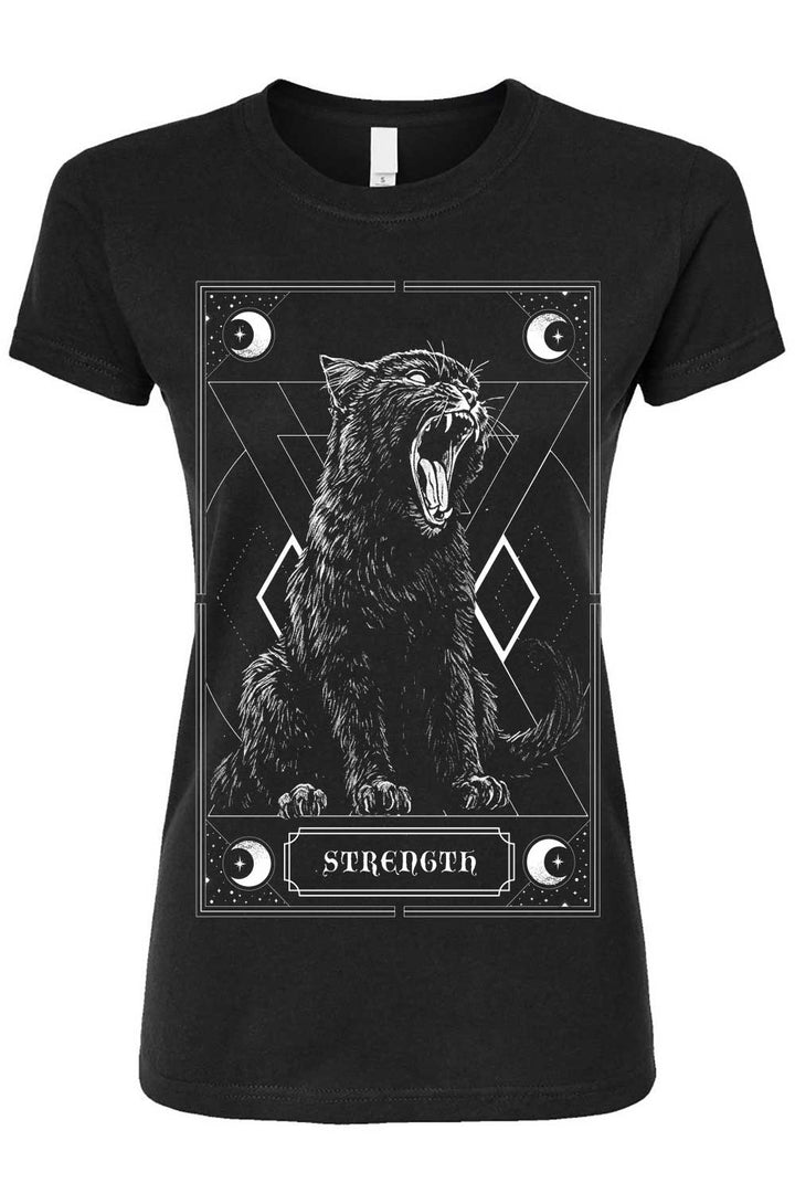 Strength Kitty Tarot T-shirt