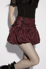 red satin bloomers