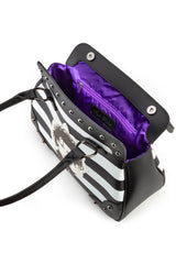 gothic striped tim burton bag purse