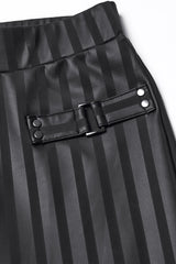 buckled gothic leggings
