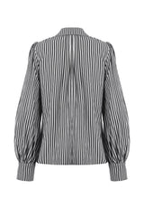 whimsigoth striped grey and black long sleeve top 