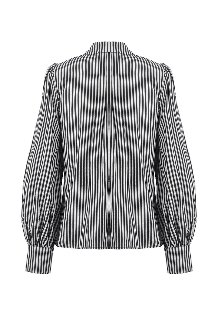 whimsigoth striped grey and black long sleeve top 