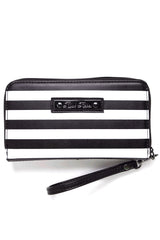 striped retro wallet