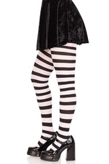 wicked witch striped stockings 