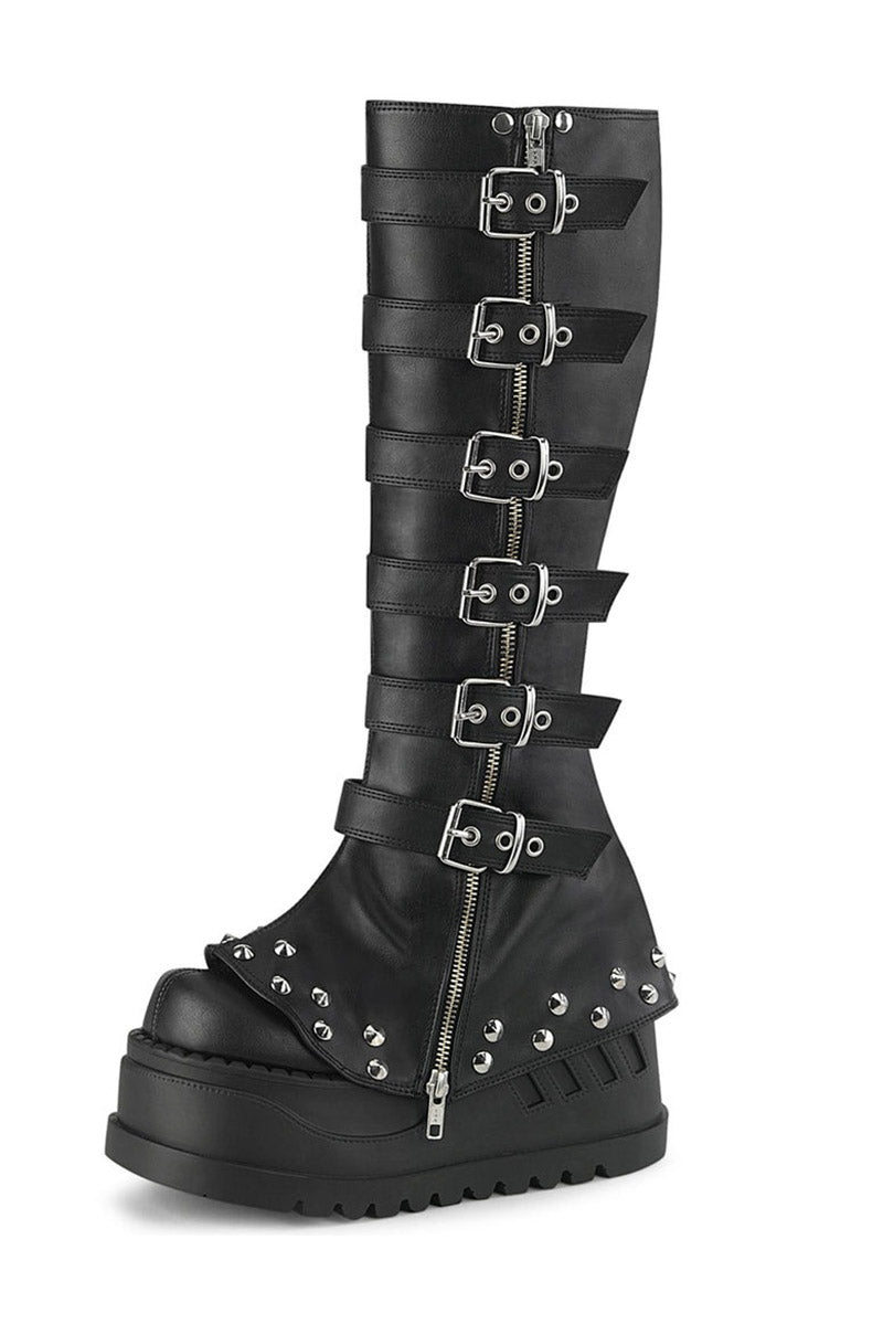 buckled demonia shoes
