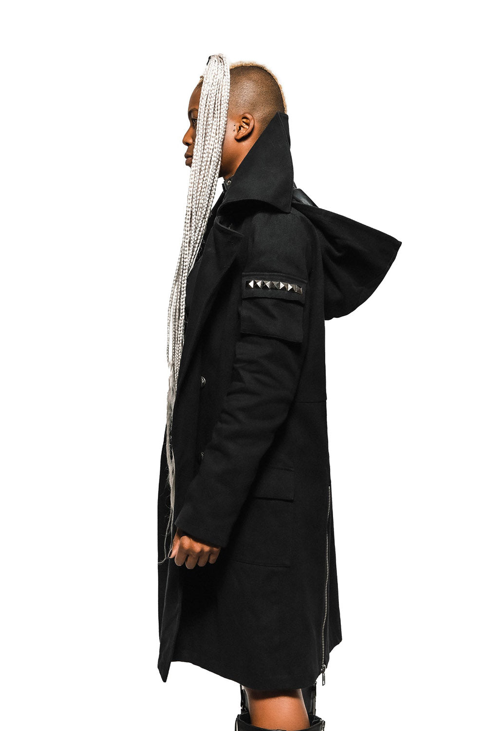 womens gothic hooded coat