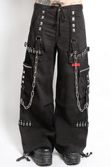 mall goth safety pin emo baggy pants for women
