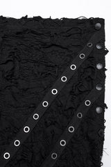 gothic studded punk mens top