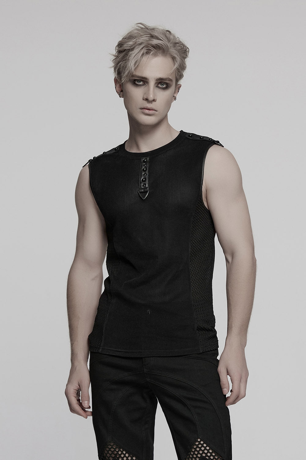 mens gothic top by punk rave 