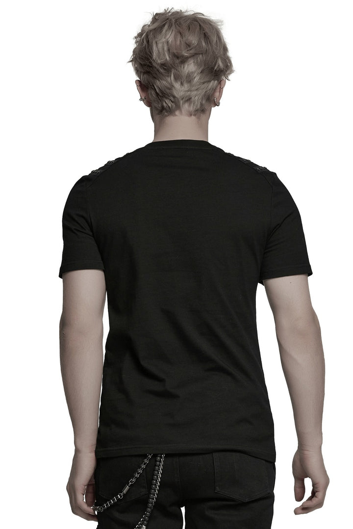 mens cybergoth shirt sleeve top by punk rave