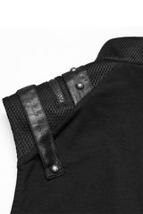 punk rave studded fishnet tank top